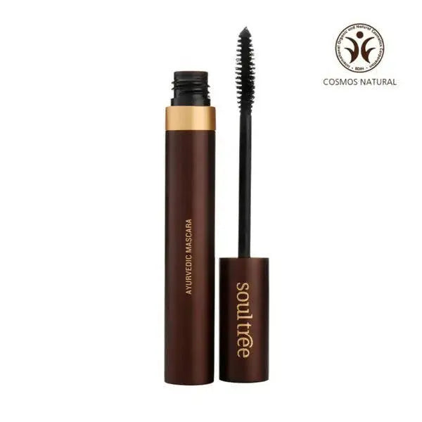 Soultree Ayurvedic Mascara Pure Black -6 gm - Mytrendzcart