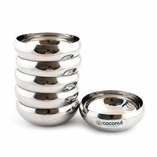 Stainless Steel Bowl - Set of 6 - Mytrendzcart