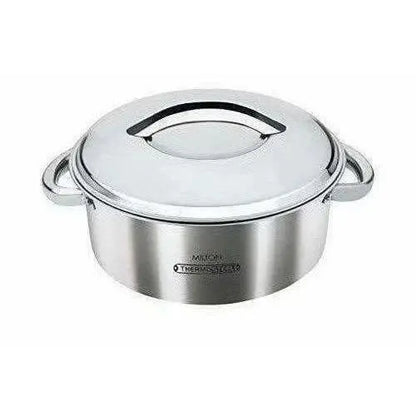 Stainless Steel Casserole, 1.5 Litres, Silver -1000 ml - Mytrendzcart