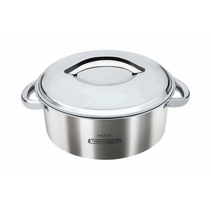 Stainless Steel Casserole, 1.5 Litres, Silver -1000 ml - Mytrendzcart