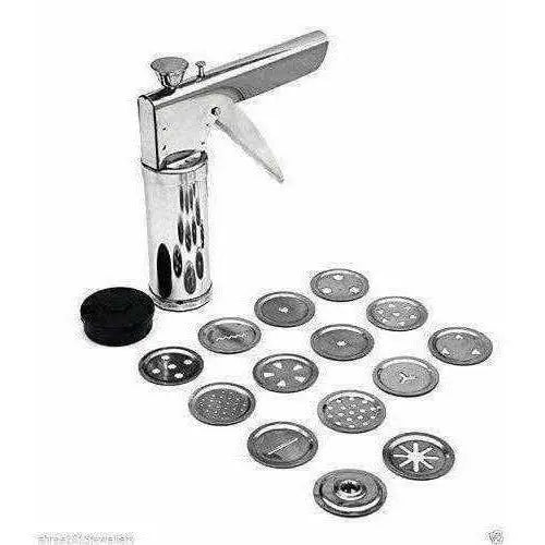 Stainless Steel Kitchen Press Maker with 12 Pieces - Mytrendzcart