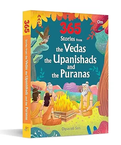 Story book: 365 Stories from the Vedas, the Upanishads and the Puranas for Children (with colourful illustrations) (365 series) - Mytrendzcart