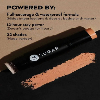 Sugar Ace Of Face Foundation Stick - Mocha (Medium Tan, Golden Undertone) - Mytrendzcart