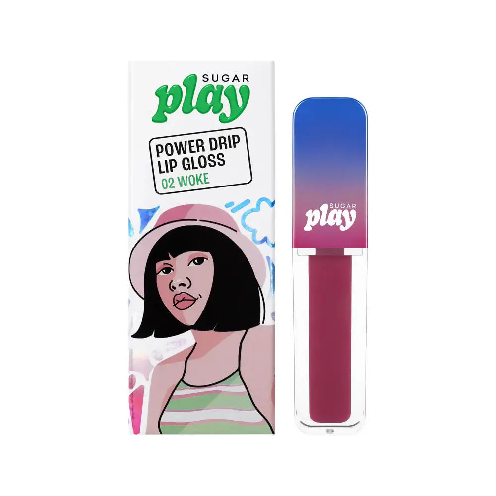 Sugar Play Power Drip Lip Gloss - 02 Woke -2 m - Mytrendzcart