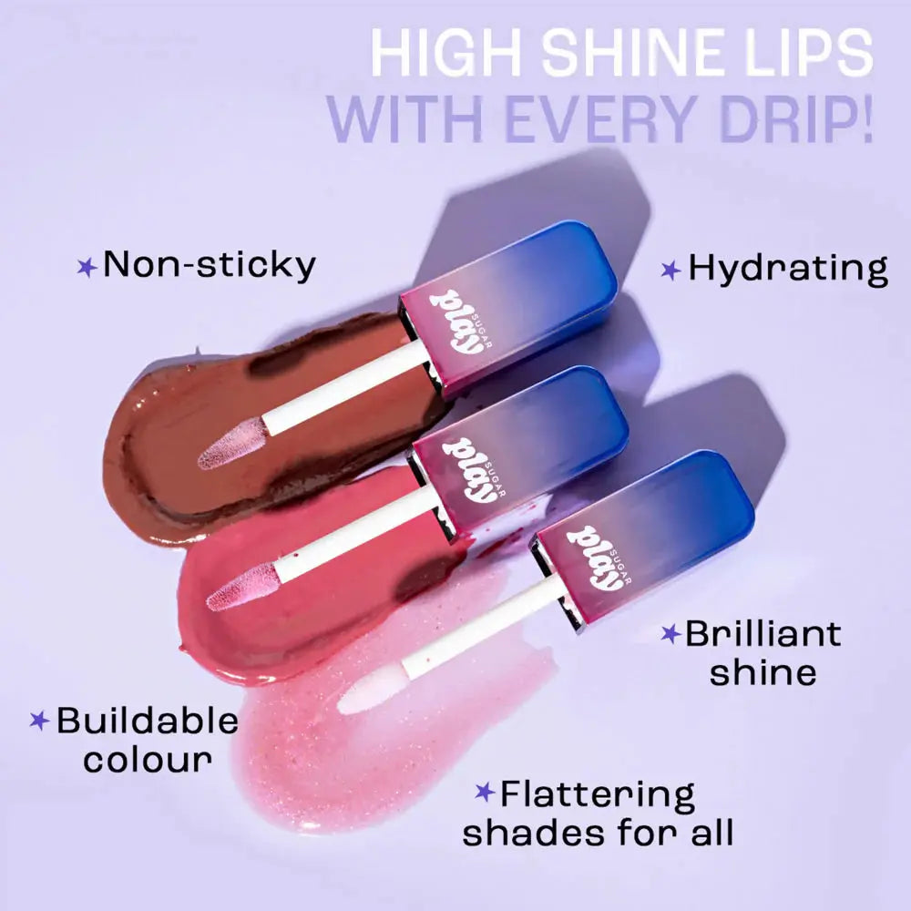 Sugar Play Power Drip Lip Gloss - 02 Woke -2 m - Mytrendzcart