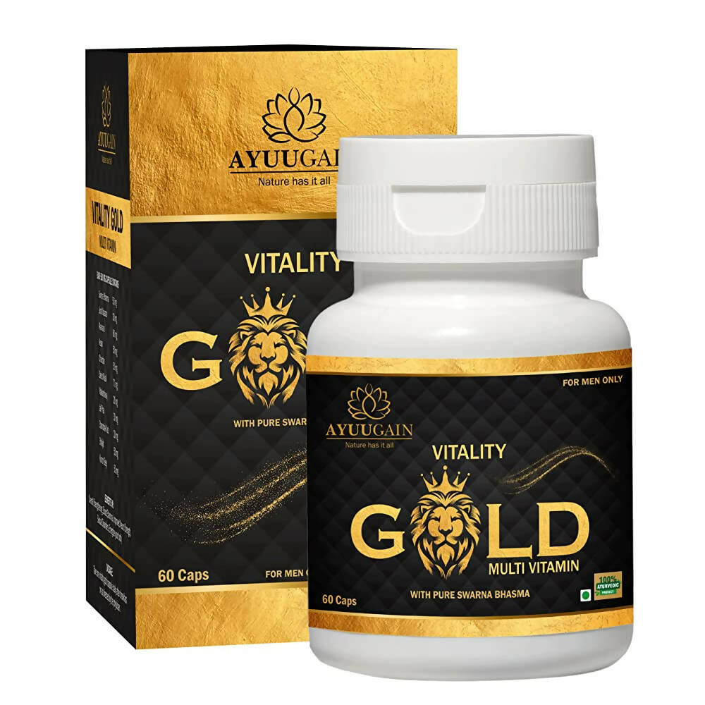 Ayuugain Vitality Gold Capsules For Men Mytrendzcart