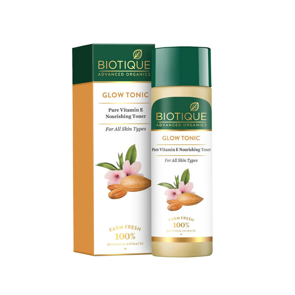 Biotique Glow Tonic Pure Vitamin E Nourishing Toner - Mytrendzcart