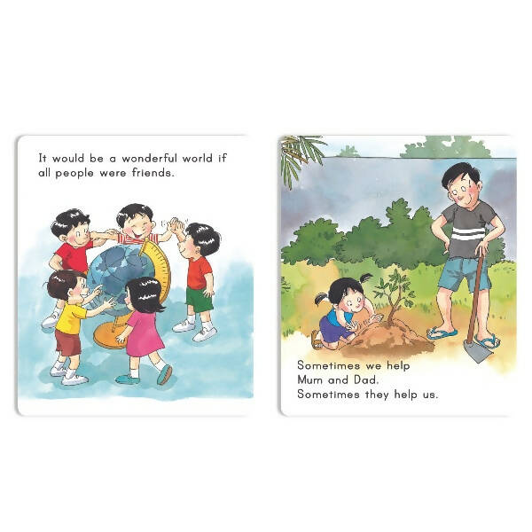 Jolly Scholars Social Well Being Stories Books Set of 8| Ages 3-6 Years| Learn Good Manner, Respect, Helping Everyone - Mytrendzcart