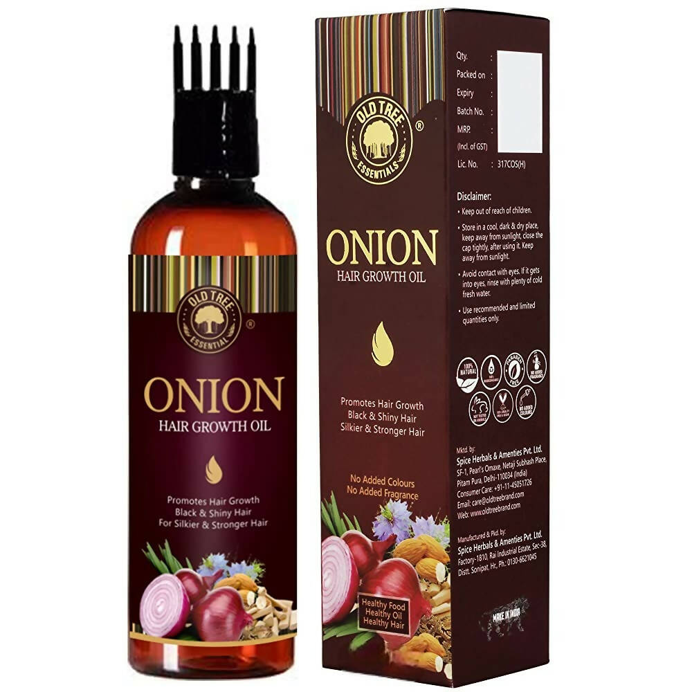 Old Tree Pure & Natural Onion Hair Oil - Mytrendzcart