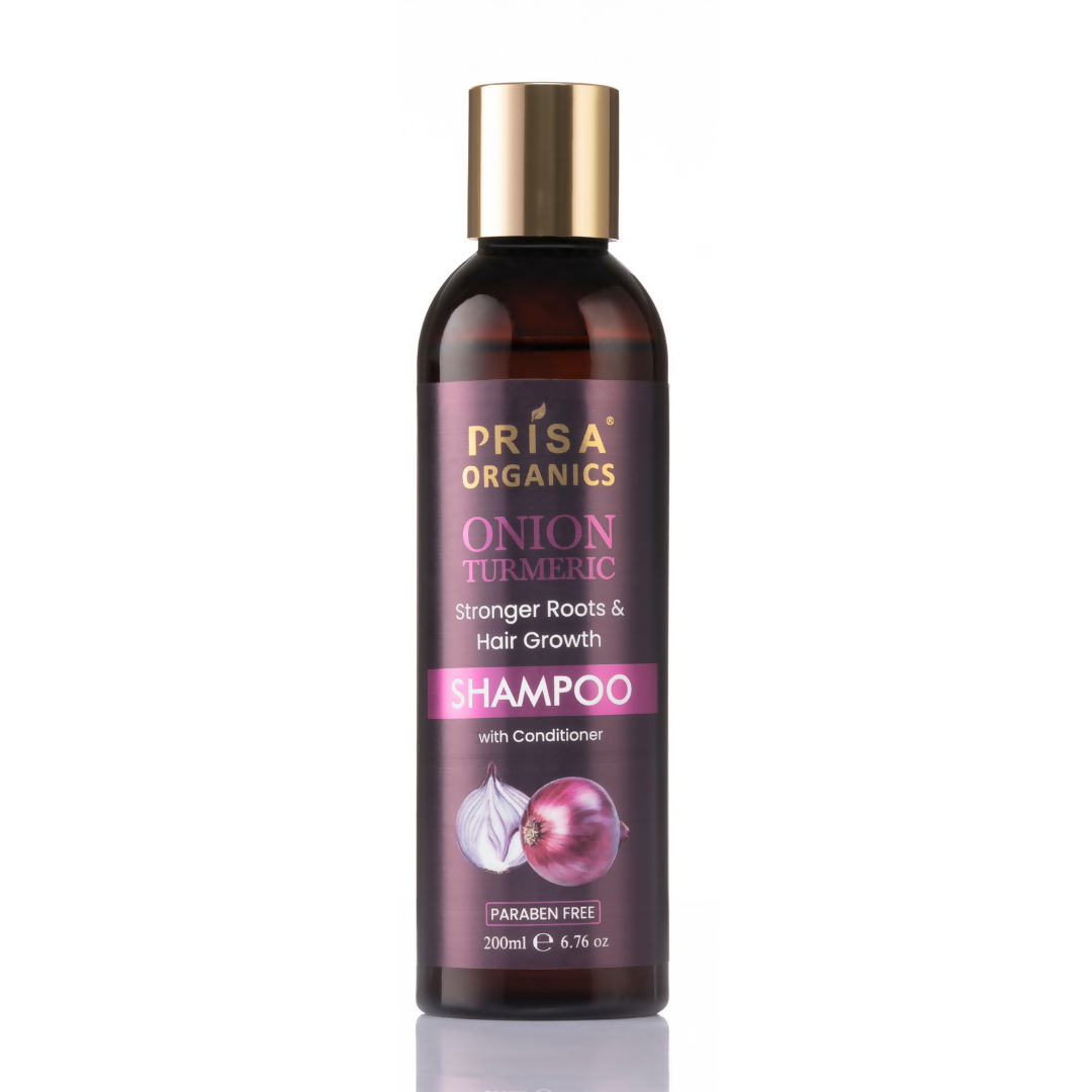 Prisa Organics Onion & Turmeric Shampoo - Mytrendzcart