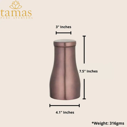 Tamas Antique Copper Water Jar -900 ml - Mytrendzcart