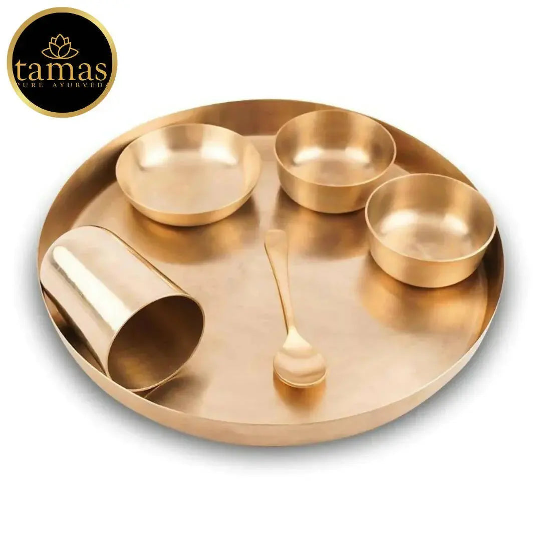 Tamas Bronze Shahi Dinner Set -Set of 6 - Mytrendzcart