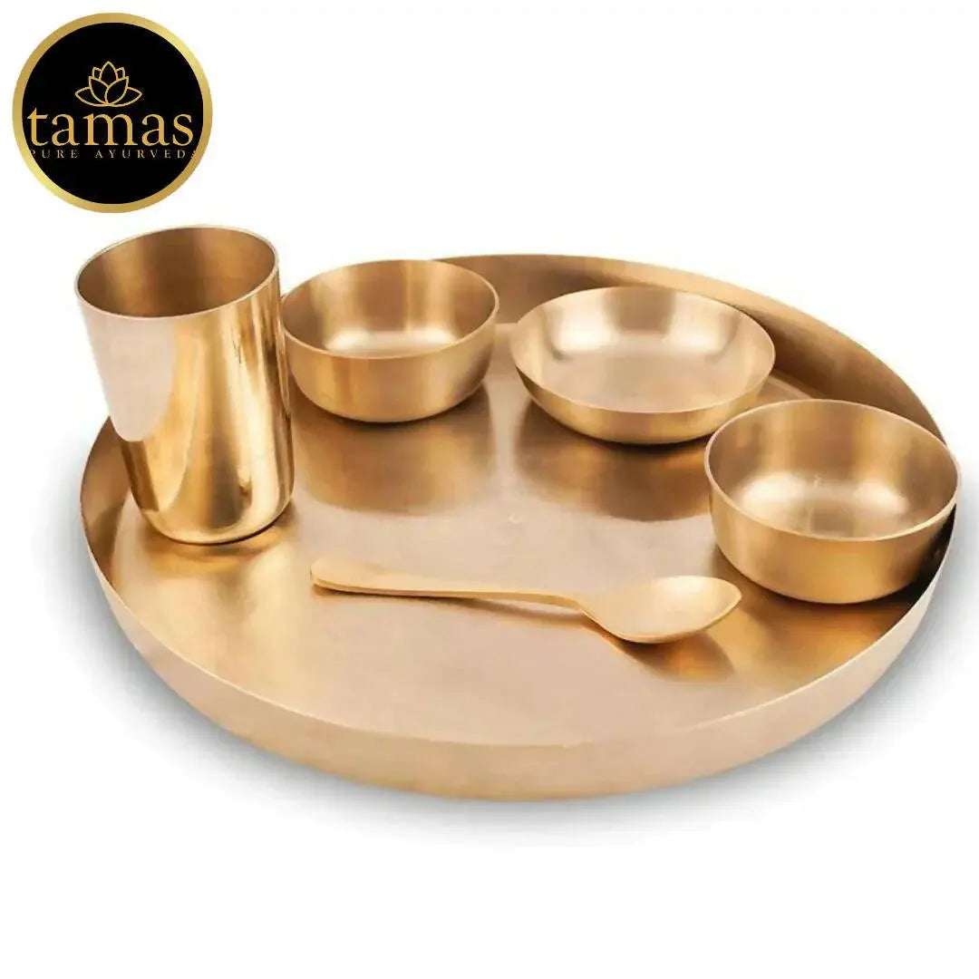 Tamas Bronze Shahi Dinner Set -Set of 6 - Mytrendzcart