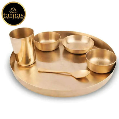 Tamas Bronze Shahi Dinner Set -Set of 6 - Mytrendzcart