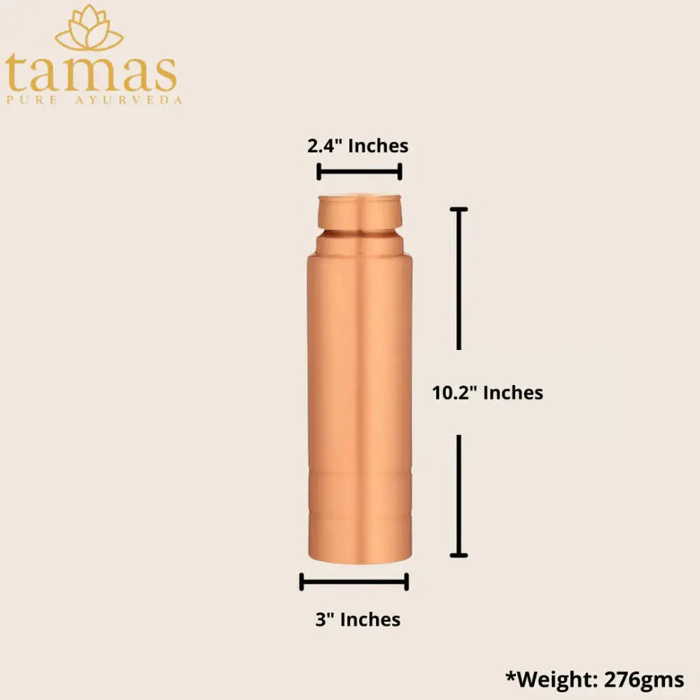 Tamas King Water Bottle Divine Copper -1000 ml - Mytrendzcart