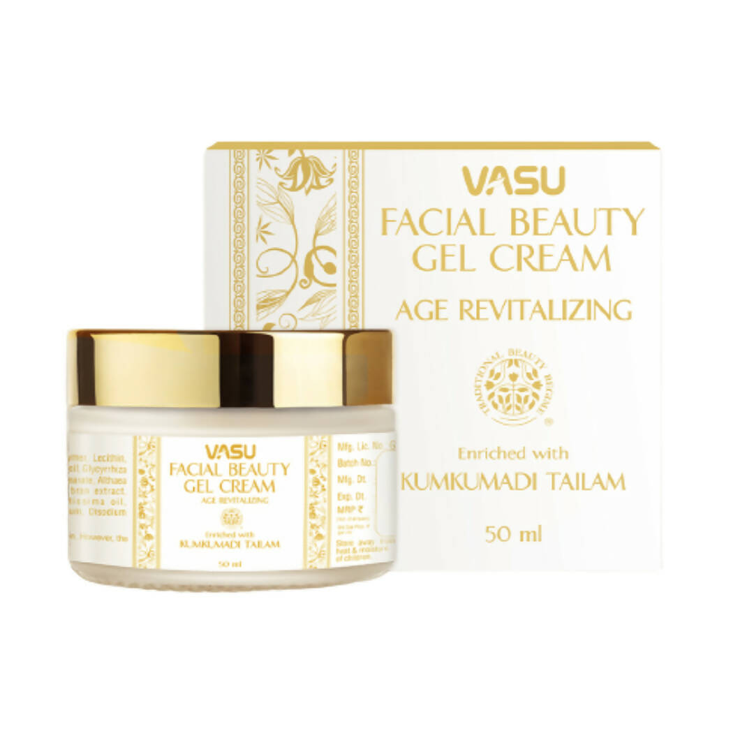 Vasu Healthcare Kumkumadi Tailam Facial Beauty Gel Face Cream - Mytrendzcart