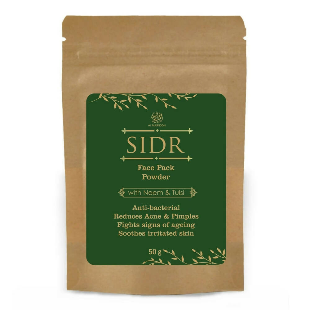 Al Masnoon Sidr Face Pack with Neem & Tulsi - Mytrendzcart