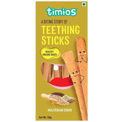 Timios Multigrain Cumin Teething Sticks For Toddlers -150 gm Mytrendzcart