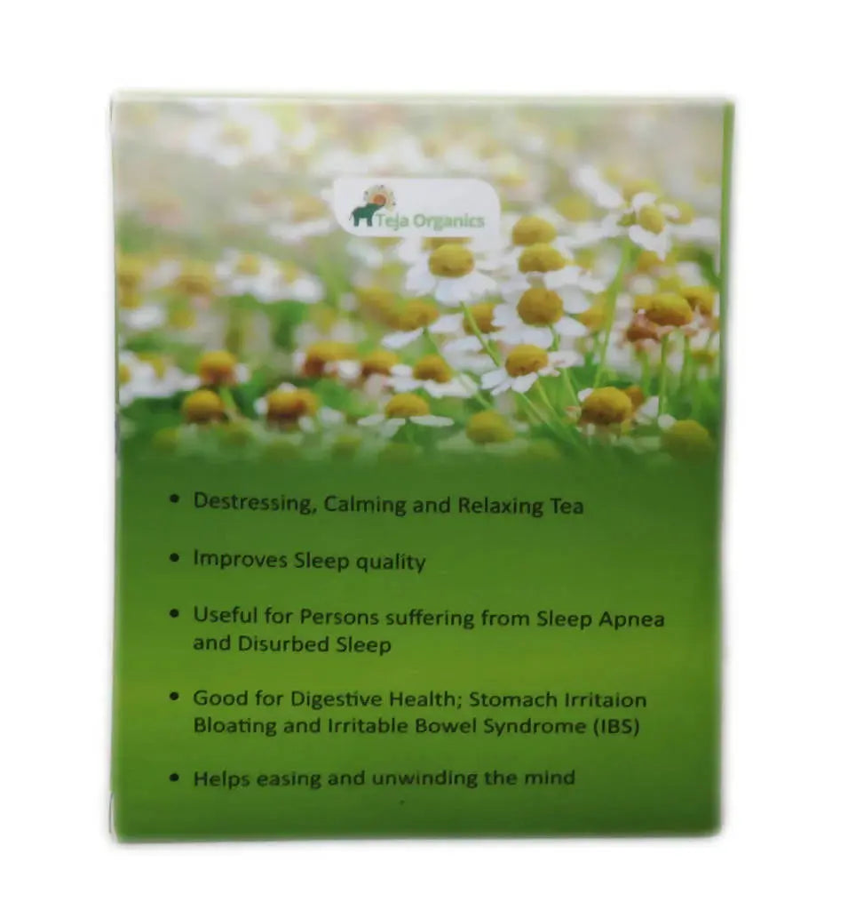 Teja Organics Chamomile Tea Bags -10 Tea bags - Mytrendzcart