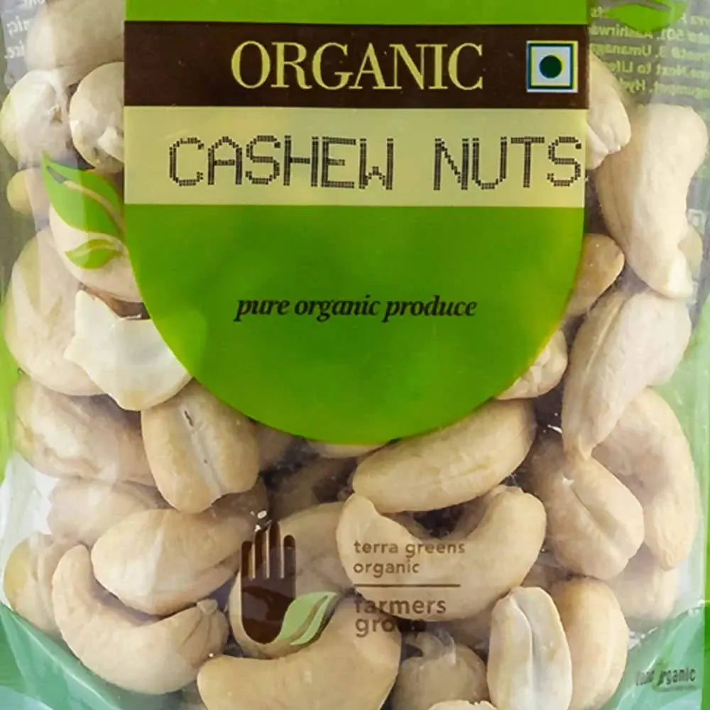 Terra Greens Organic Cashew Nuts -100 gm - Mytrendzcart