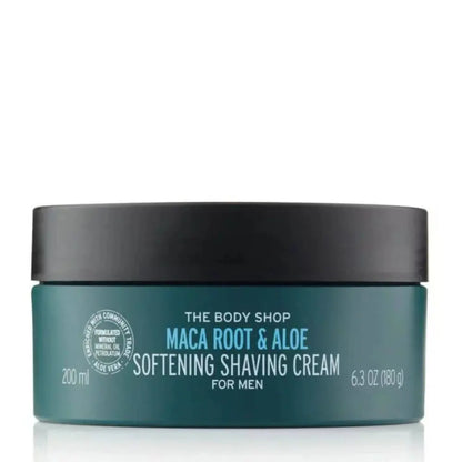 The Body Shop Maca Root & Aloe Softening Shaving Cream For Men -200 ml - Mytrendzcart