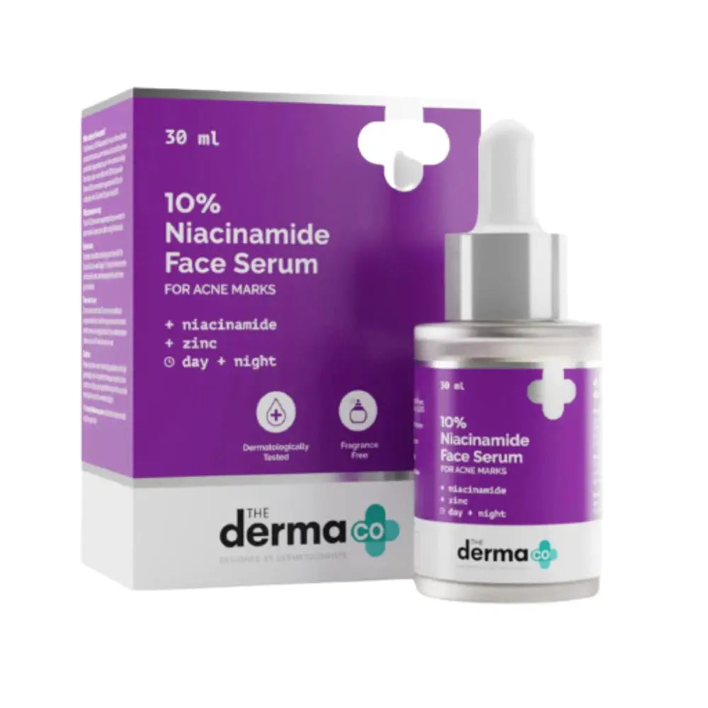 The Derma Co 10% Niacinamide Face Serum For Acne Marks -10 ml - Mytrendzcart