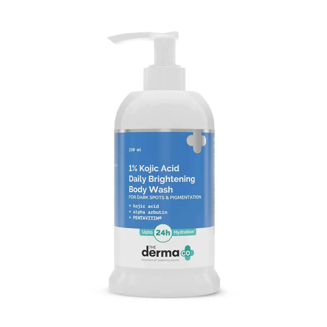 The Derma Co 1% Kojic Acid Daily Brightening Body Wash -250 ml - Mytrendzcart