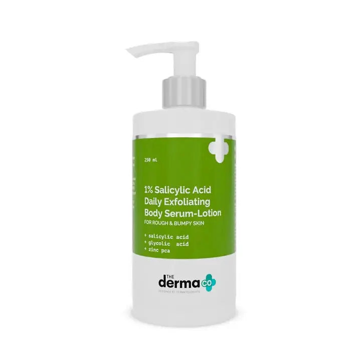 The Derma Co 1% Salicylic Acid Daily Exfoliating Body Serum-Lotion -250 ml - Mytrendzcart