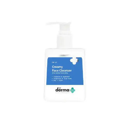 The Derma Co Creamy Face Cleanser for Sensitive Skin -100 ml - Mytrendzcart