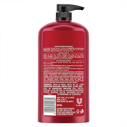 Tresemme Keratin Smooth, Shampoo, 1L, for Straighter, Shinier Hair, with Keratin & Argan Oil, Nourishes Dry Hair, Controls Frizz , for Men & Women - Mytrendzcart
