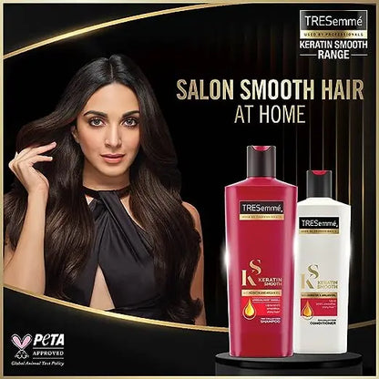 Tresemme Keratin Smooth, Shampoo, 1L, for Straighter, Shinier Hair, with Keratin & Argan Oil, Nourishes Dry Hair, Controls Frizz , for Men & Women - Mytrendzcart