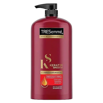Tresemme Keratin Smooth, Shampoo, 1L, for Straighter, Shinier Hair, with Keratin & Argan Oil, Nourishes Dry Hair, Controls Frizz , for Men & Women - Mytrendzcart