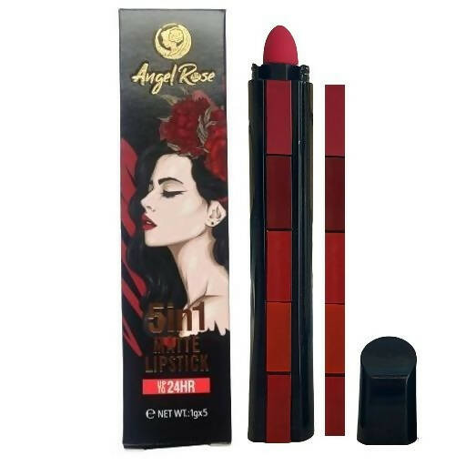 Favon Angel Rose 5in1 Multicolor Lipstick(B) - Mytrendzcart