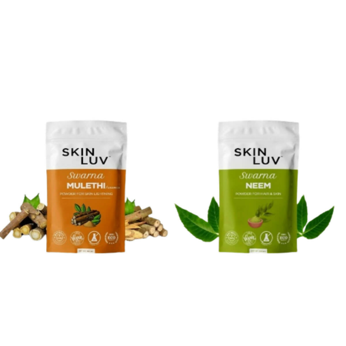 SkinLuv Swarna Mulethi Powder And Neem Powder Combo - Mytrendzcart