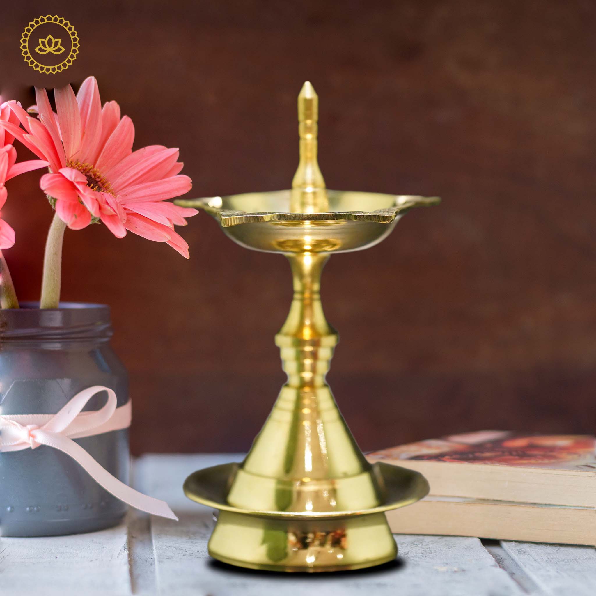 Udupi Deepa: Exquisite Brass Diya for Festivities - Mytrendzcart