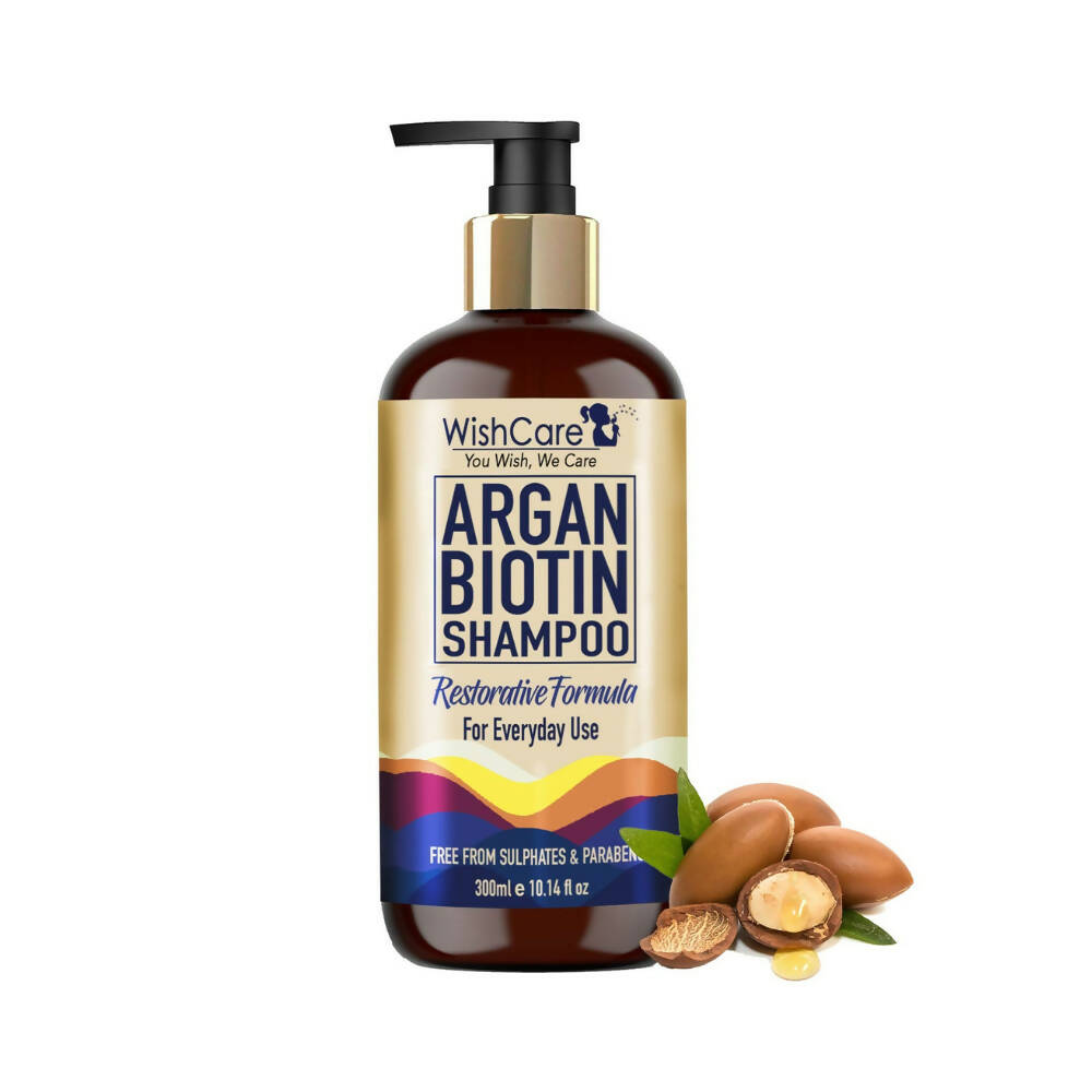 Wishcare Argan Oil Biotin Shampoo - Mytrendzcart