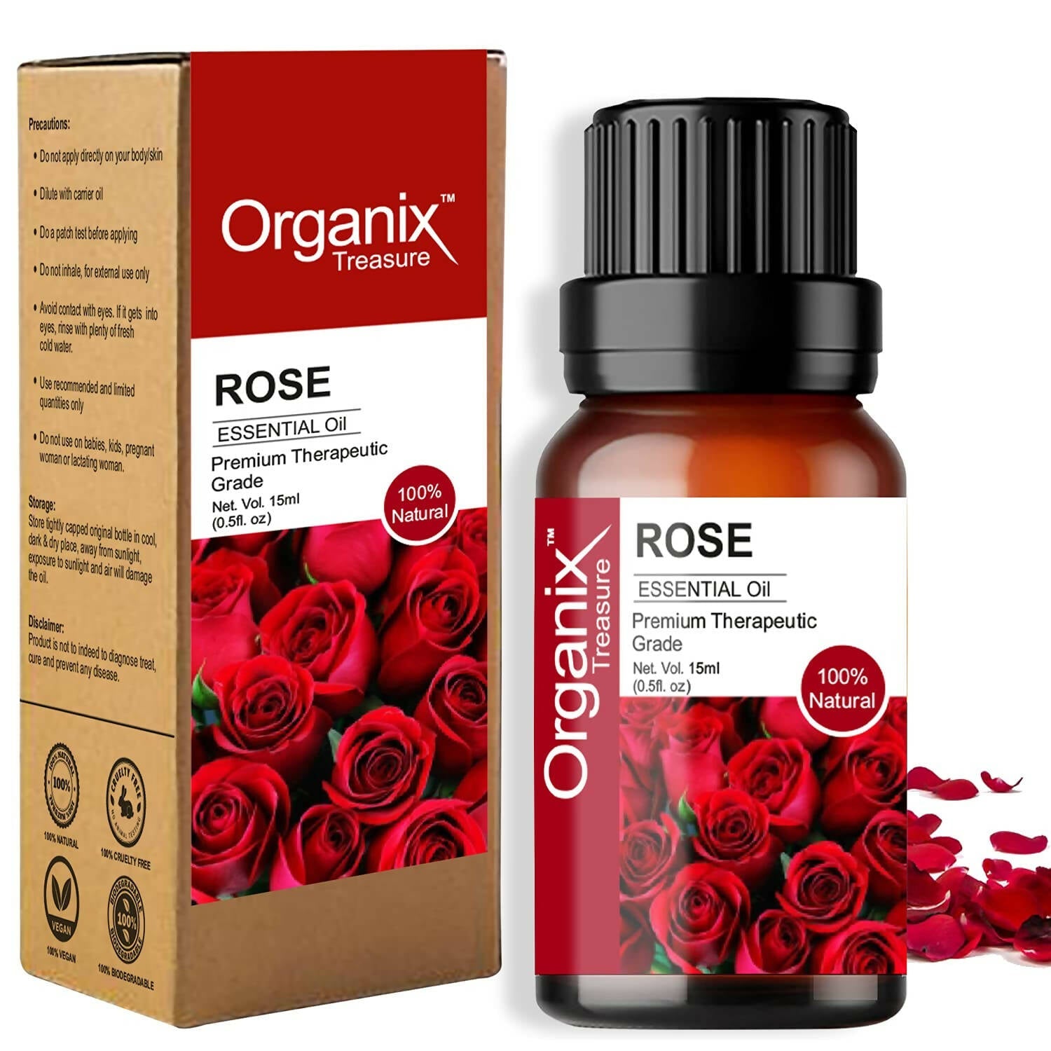 Organix Treasure Rose Essential Oil - Mytrendzcart