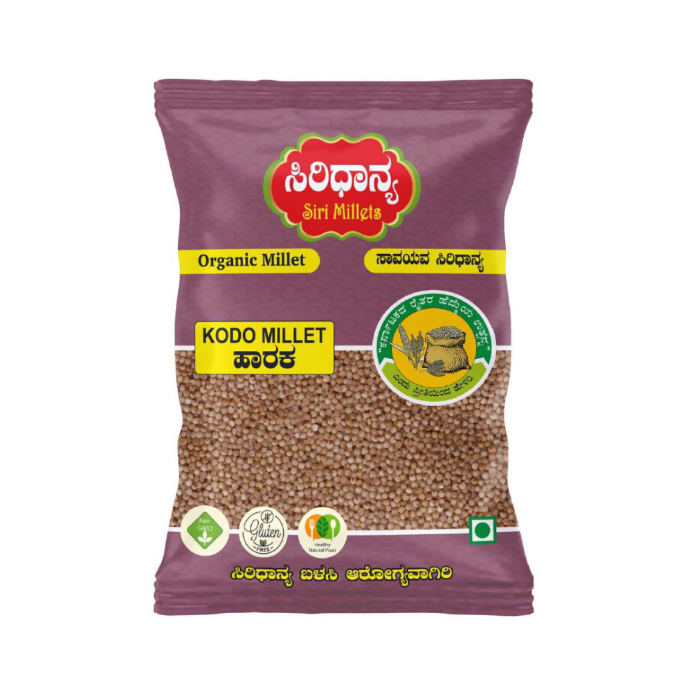 Siri Millets Organic Kodo Millet - Unpolished and Processed Grains (Haraka) - Mytrendzcart