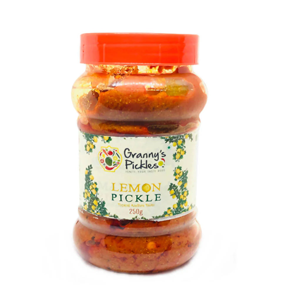 Granny's Pickles Lemon Pickle -250 gm Mytrendzcart