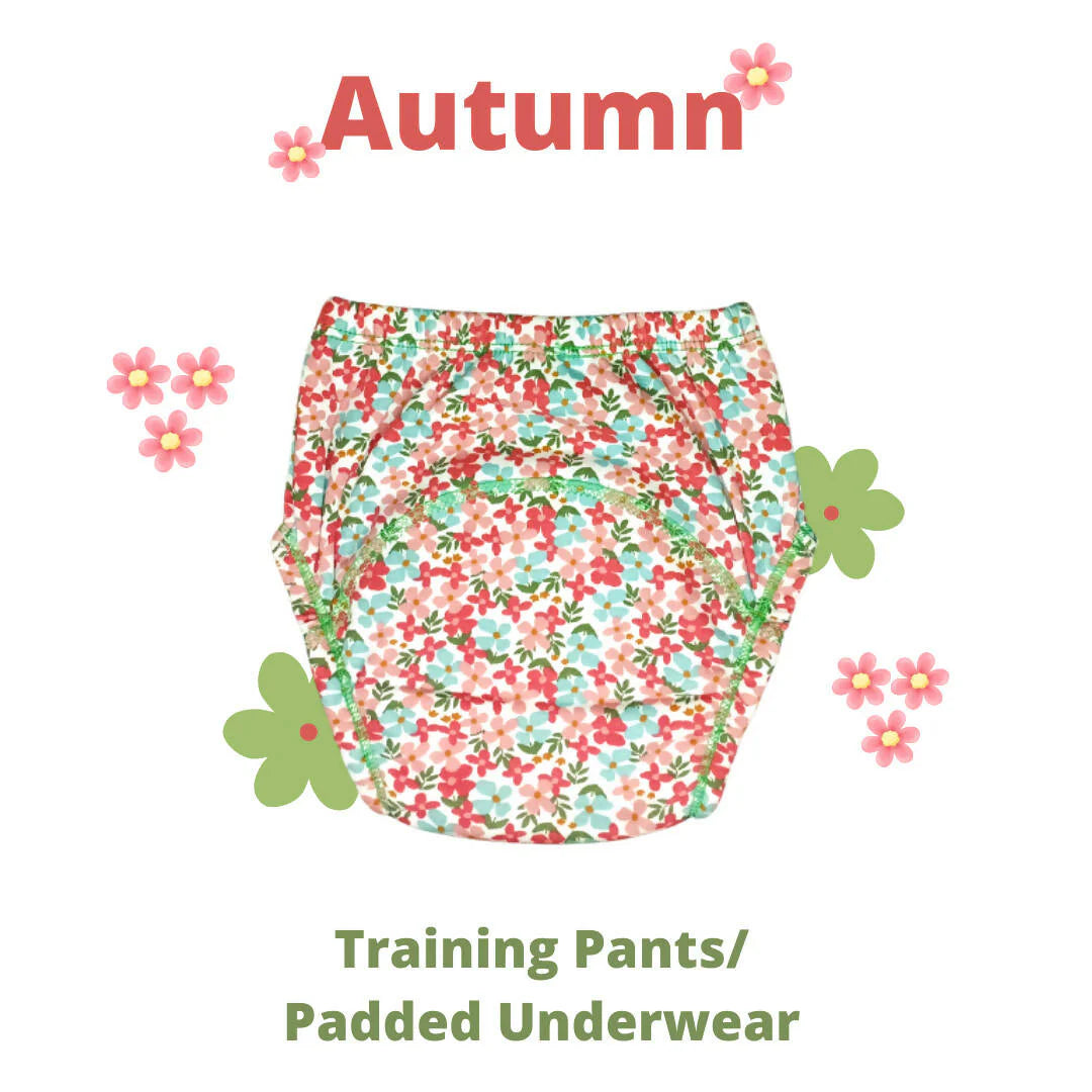 Kindermum Cotton Padded Pull Up Training Pants/ Padded Underwear˜For Kids-Autumn Animals Set of 2 pcs -Medium (9-11 Kgs) - set of 2 Mytrendzcart