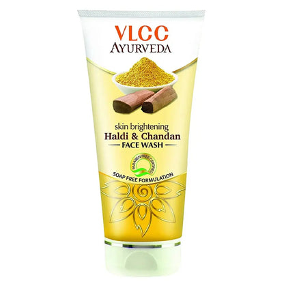 VLCC Skin Brightening Haldi & Chandan Face Wash -100ml - Pack of 1 - Mytrendzcart