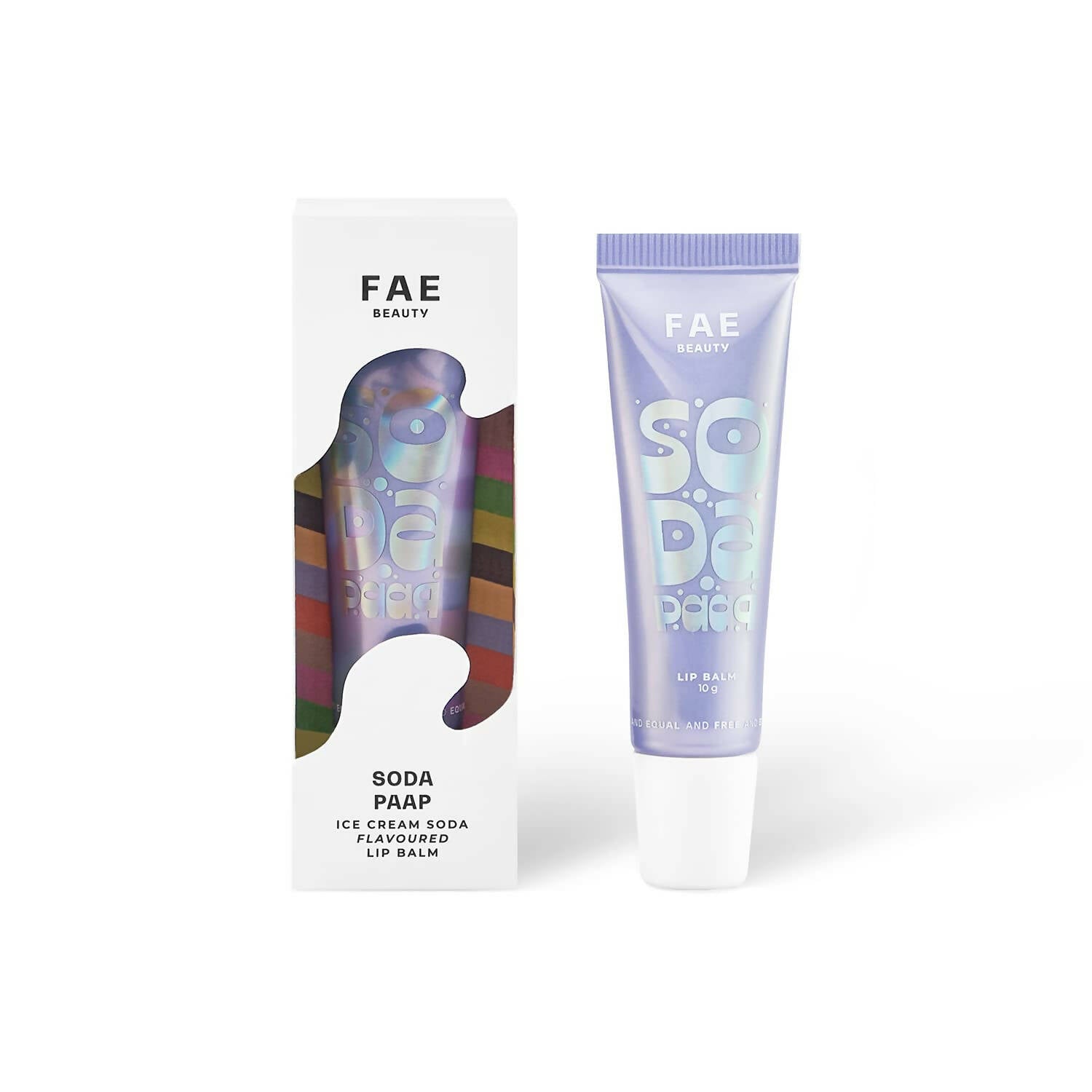 FAE Beauty Soda Paap Ice Cream Soda Lip Balm SPF 20+ - Untinted with Subtle Shimmer - Mytrendzcart