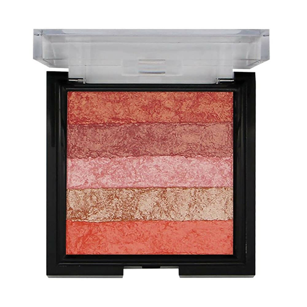 Fashion Colour Shimmer Brick & Blusher 2 in 1 Glow Bronzer Powder-Shade 03 (Medium To Fair) - Mytrendzcart