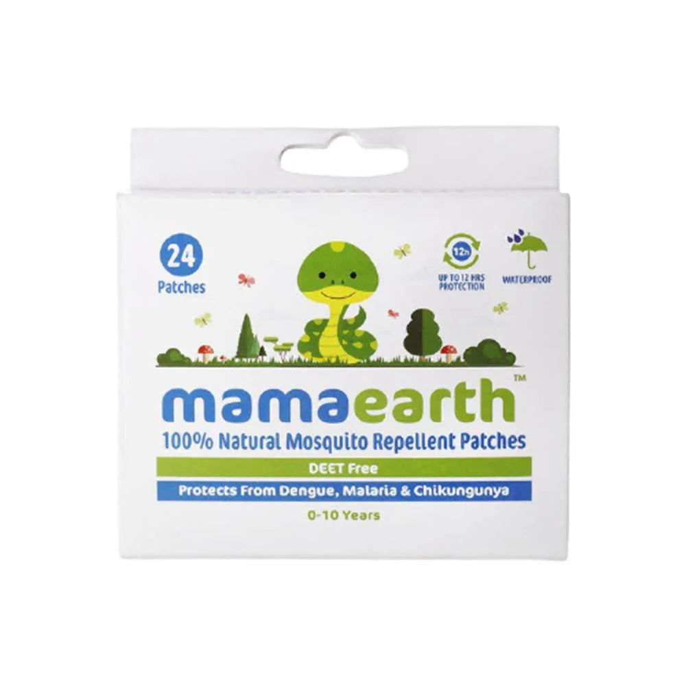 Mamaearth Natural Repellent Mosquito Patches for Babies, 24 pcs -Pack of 1 Mytrendzcart