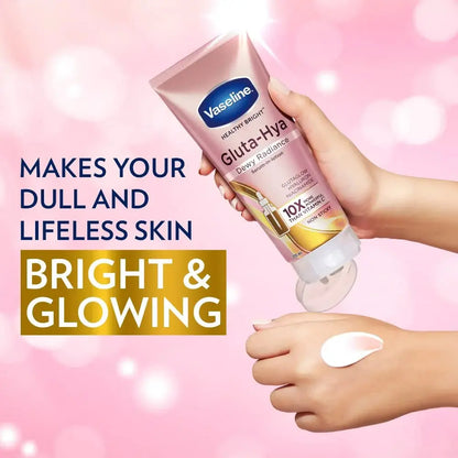 Vaseline Gluta Hya Serum-in-Lotion - Dewy Radiance & Flawless Glow Combo -Combo - Mytrendzcart