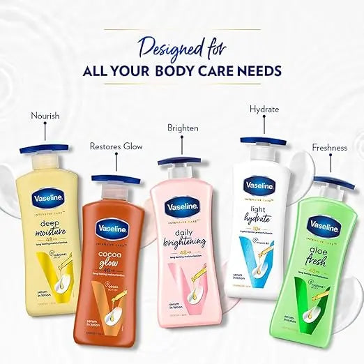 Vaseline Light Hydrate Serum In Lotion, 400 ml | Superlight & Non-Sticky Body Lotion for Hydration Boost - Mytrendzcart