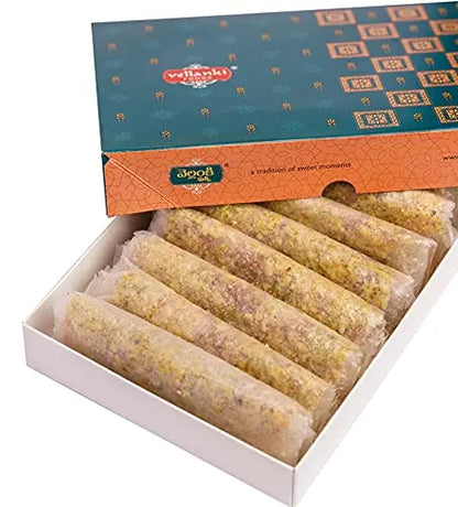 Vellanki Foods Andhra Special Dry Fruit Pootharekulu (Pack of 10) - Mytrendzcart