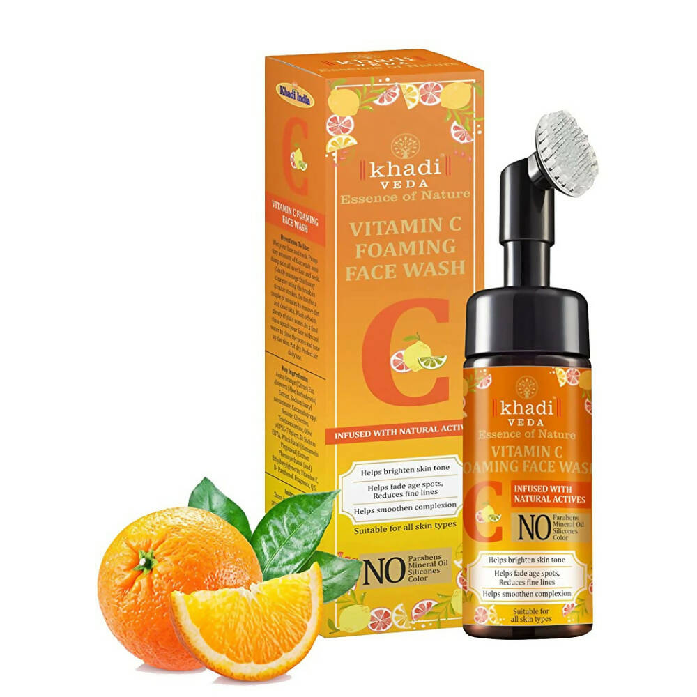 Khadi Veda Vitamin C Foaming Face Wash - Mytrendzcart