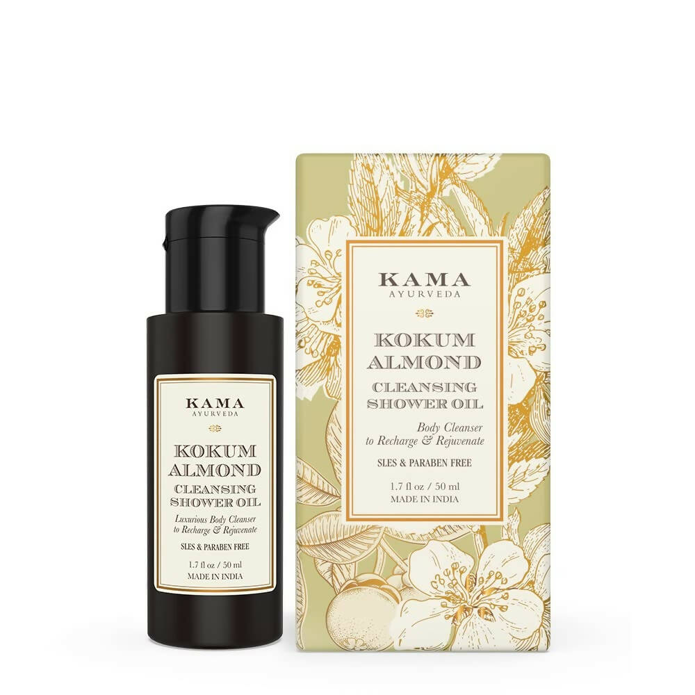 Kama Ayurveda Kokum Almond Cleansing Shower Oil - Mytrendzcart