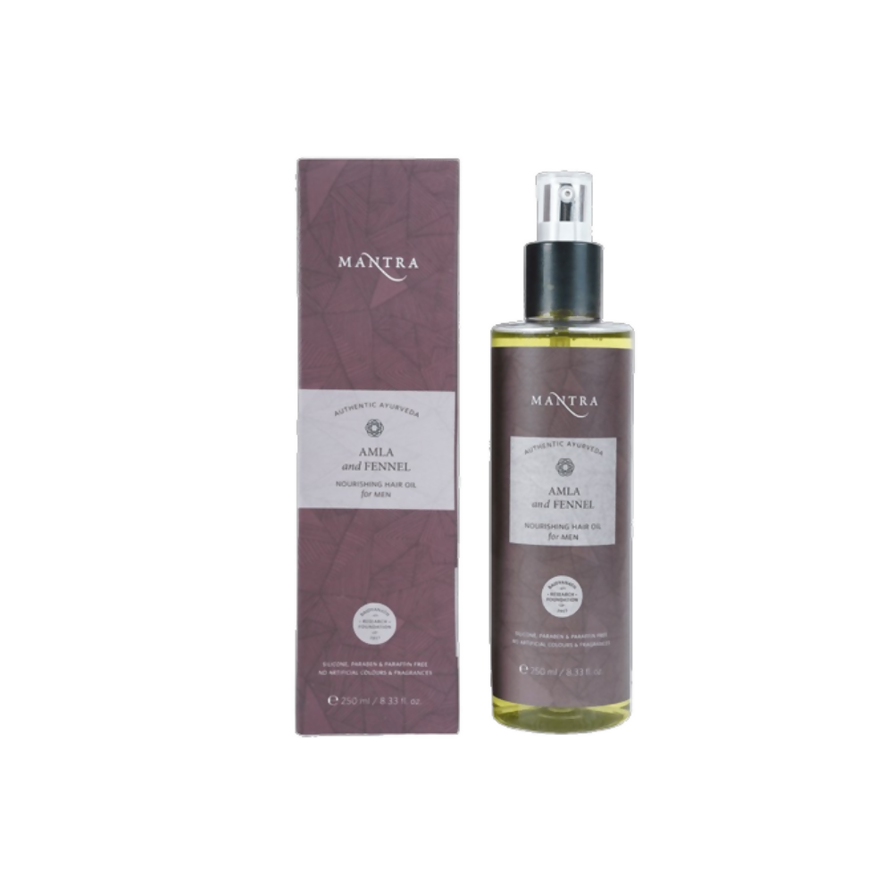 Mantra Herbal Amla and Fennel Nourishing Hair Oil For Men - Mytrendzcart